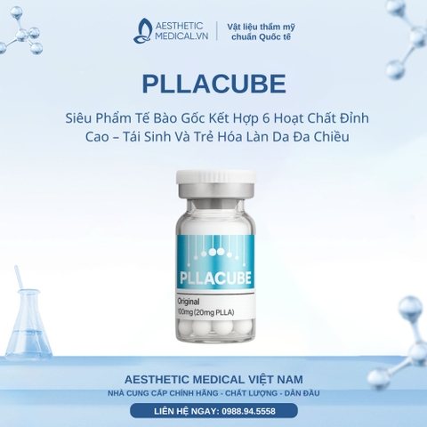 PLLACUBE: Siêu Phẩm Tế Bào Gốc Kết Hợp 6 Hoạt Chất Đỉnh Cao – Tái Sinh Và Trẻ Hóa Làn Da Đa Chiều