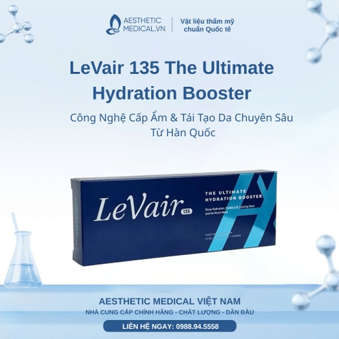 LeVair 135 The Ultimate Hydration Booster – Công Nghệ Cấp Ẩm & Tái Tạo Da Chuyên Sâu Từ Hàn Quốc