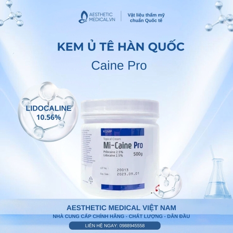 Kem Ủ Tê Mi Caine Pro Hàn Quốc 500g – Giải Pháp Gây Tê Nhanh, Kéo Dài Cho Thẩm Mỹ Da Liễu