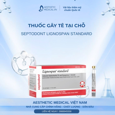 SEPTODONT Lignospan® Standard: Giải pháp Gây Tê Nha Khoa An Toàn và Hiệu Quả
