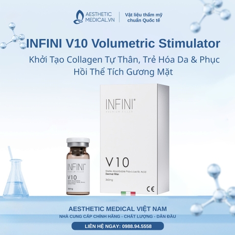INFINI V10 Volumetric Stimulator: Khởi Tạo Collagen Tự Thân, Trẻ Hóa Da & Phục Hồi Thể Tích Gương Mặt