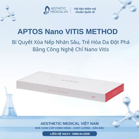 APTOS Nano VITIS METHOD: Bí Quyết Xóa Nếp Nhăn Sâu, Trẻ Hóa Da Đột Phá Bằng Công Nghệ Chỉ Nano Vitis