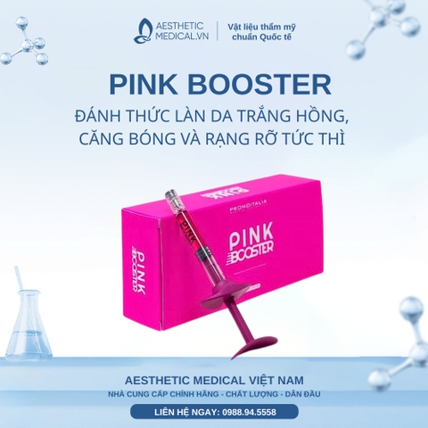 PINK BOOSTER / ĐÁNH THỨC LÀN DA TRẮNG HỒNG, CĂNG BÓNG VÀ RẠNG RỠ TỨC THÌ 
