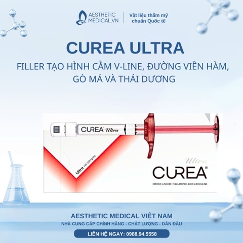 CUREA ULTRA / FILLER TẠO HÌNH CẰM V-LINE, ĐƯỜNG VIỀN HÀM, GÒ MÁ VÀ THÁI DƯƠNG 
