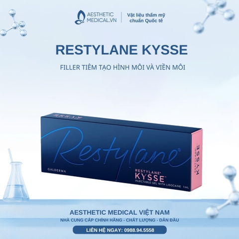 RESTYLANE KYSSE / FILLER TIÊM TẠO HÌNH MÔI VÀ VIỀN MÔI 