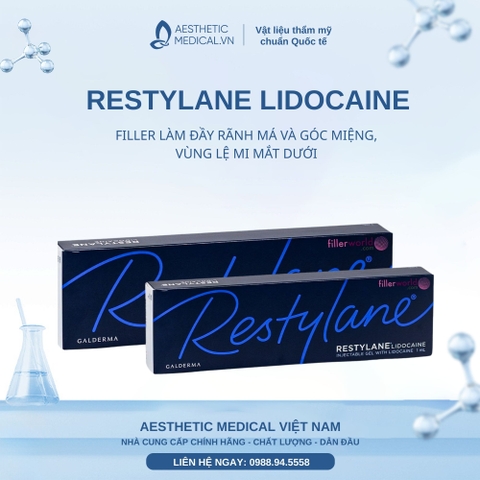 RESTYLANE / FILLER LÀM ĐẦY RÃNH MÁ VÀ GÓC MIỆNG, VÙNG LỆ MI MẮT DƯỚI 