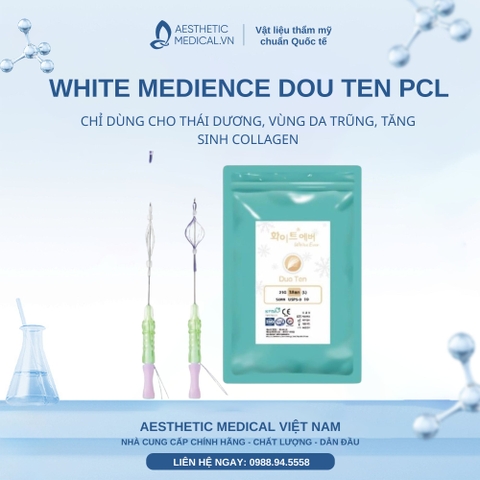 WHITE MEDIENCE DOU TEN PCL / CHỈ DÙNG CHO THÁI DƯƠNG, VÙNG DA TRŨNG, TĂNG SINH COLLAGEN
