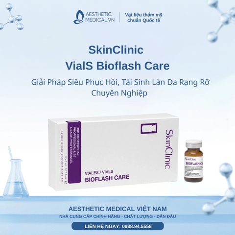 SkinClinic VialS Bioflash Care: Giải Pháp Siêu Phục Hồi, Tái Sinh Làn Da Rạng Rỡ Chuyên Nghiệp
