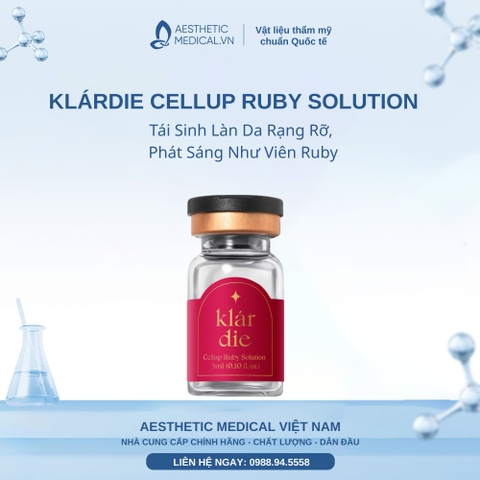 KLÁRDIE CELLUP RUBY SOLUTION: Tái Sinh Làn Da Rạng Rỡ, Phát Sáng Như Viên Ruby
