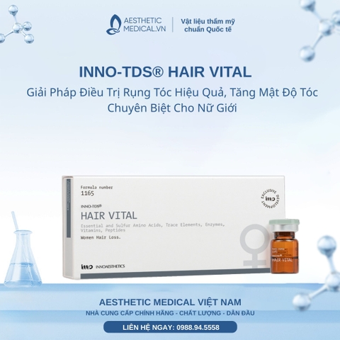 INNO-TDS® HAIR VITAL: Giải Pháp Điều Trị Rụng Tóc Hiệu Quả, Tăng Mật Độ Tóc Chuyên Biệt Cho Nữ Giới