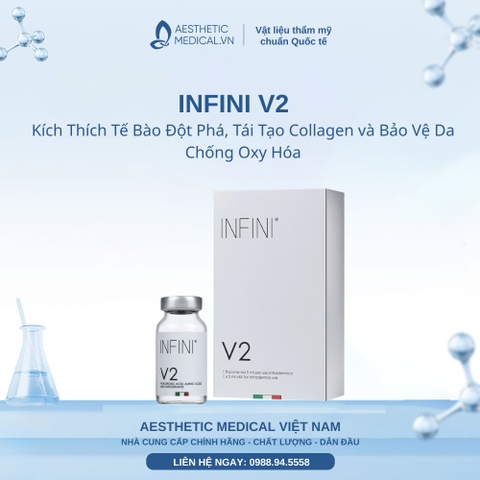INFINI V2: Kích Thích Tế Bào Đột Phá, Tái Tạo Collagen và Bảo Vệ Da Chống Oxy Hóa