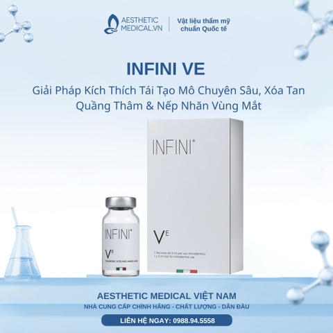INFINI VE: Giải Pháp Kích Thích Tái Tạo Mô Chuyên Sâu, Xóa Tan Quầng Thâm & Nếp Nhăn Vùng Mắt