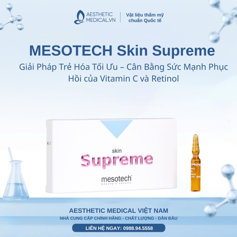 MESOTECH Skin Supreme: Giải Pháp Trẻ Hóa Tối Ưu – Cân Bằng Sức Mạnh Phục Hồi của Vitamin C và Retinol