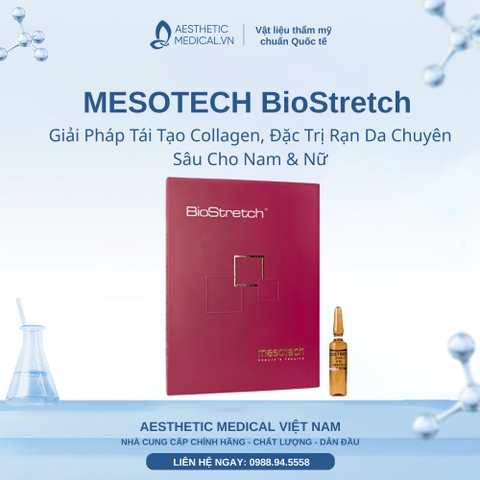 MESOTECH BioStretch: Giải Pháp Tái Tạo Collagen, Đặc Trị Rạn Da Chuyên Sâu Cho Nam & Nữ