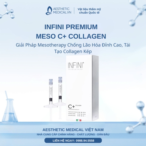 INFINI PREMIUM MESO C+ COLLAGEN: Giải Pháp Mesotherapy Chống Lão Hóa Đỉnh Cao, Tái Tạo Collagen Kép