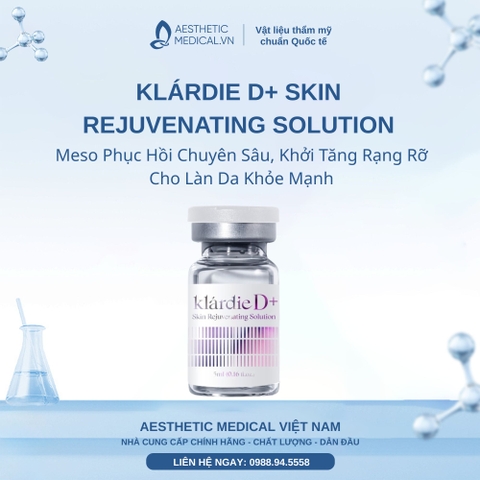 KLÁRDIE D+ SKIN REJUVENATING SOLUTION: Meso Phục Hồi Chuyên Sâu, Khởi Tăng Rạng Rỡ Cho Làn Da Khỏe Mạnh