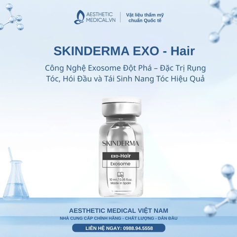 SKINDERMA EXO - Hair: Công Nghệ Exosome Đột Phá – Đặc Trị Rụng Tóc, Hói Đầu và Tái Sinh Nang Tóc Hiệu Quả