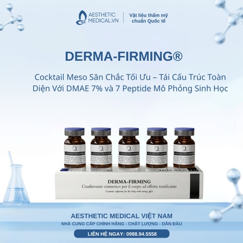 DERMA-FIRMING®: Cocktail Meso Săn Chắc Tối Ưu – Tái Cấu Trúc Toàn Diện Với DMAE 7% và 7 Peptide Mô Phỏng Sinh Học