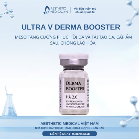 ULTRA V DERMA BOOSTER / MEOS TĂNG CƯỜNG PHỤC HỒI DA VÀ TÁI TẠO DA, CẤP ẨM SÂU, CHỐNG LÃO HÓA