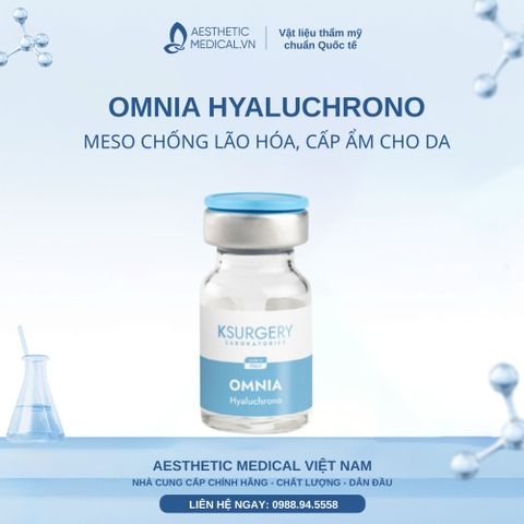 OMNIA HYALUCHRONO / MESO CHỐNG LÃO HÓA, CẤP ẨM CHO DA