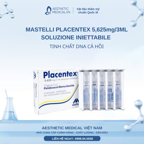MASTELLI PLACENTEX 5,625mg/3ML SOLUZIONE INIETTABILE / TINH CHẤT DNA CÁ HỒI
