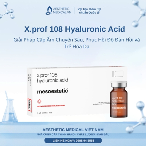 X.prof 108 Hyaluronic Acid: Giải Pháp Cấp Ẩm Chuyên Sâu, Phục Hồi Độ Đàn Hồi và Trẻ Hóa Da