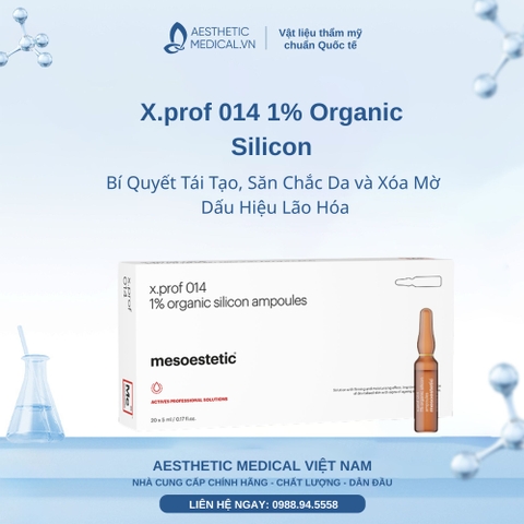 X.prof 014 1% Organic Silicon: Bí Quyết Tái Tạo, Săn Chắc Da và Xóa Mờ Dấu Hiệu Lão Hóa