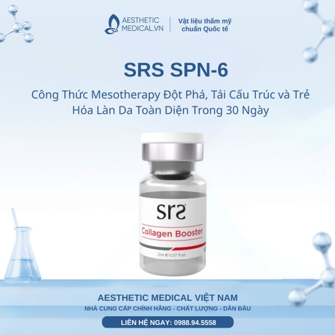SRS SPN-6: Công Thức Mesotherapy Đột Phá, Tái Cấu Trúc và Trẻ Hóa Làn Da Toàn Diện Trong 30 Ngày