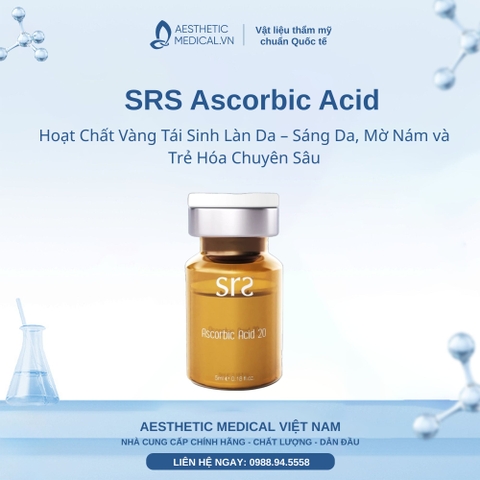 SRS Ascorbic Acid: Hoạt Chất Vàng Tái Sinh Làn Da – Sáng Da, Mờ Nám và Trẻ Hóa Chuyên Sâu