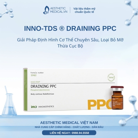INNO-TDS ® DRAINING PPC: Giải Pháp Định Hình Cơ Thể Chuyên Sâu, Loại Bỏ Mỡ Thừa Cục Bộ