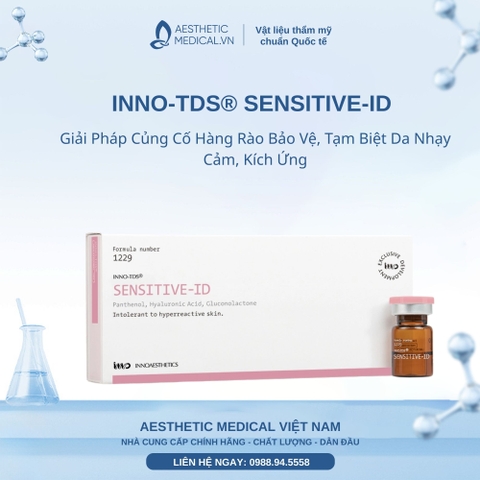 INNO-TDS® SENSITIVE-ID: Giải Pháp Củng Cố Hàng Rào Bảo Vệ, Tạm Biệt Da Nhạy Cảm, Kích Ứng