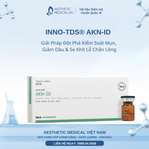 INNO-TDS® AKN-ID: Giải Pháp Đột Phá Kiểm Soát Mụn, Giảm Dầu & Se Khít Lỗ Chân Lông
