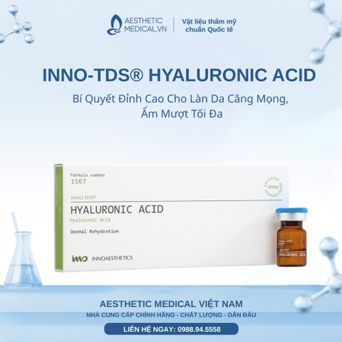 INNO-TDS® HYALURONIC ACID: Bí Quyết Đỉnh Cao Cho Làn Da Căng Mọng, Ẩm Mượt Tối Đa