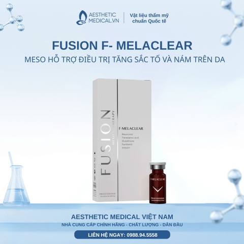 FUSION F- MELACLEAR / MESO HỖ TRỢ ĐIỀU TRỊ TĂNG SẮC TỐ VÀ NÁM TRÊN DA 