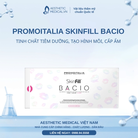 PROMOITALIA SKINFILL BACIO / TINH CHẤT TIÊM DƯỠNG, TẠO HÌNH MÔI, CẤP ẨM