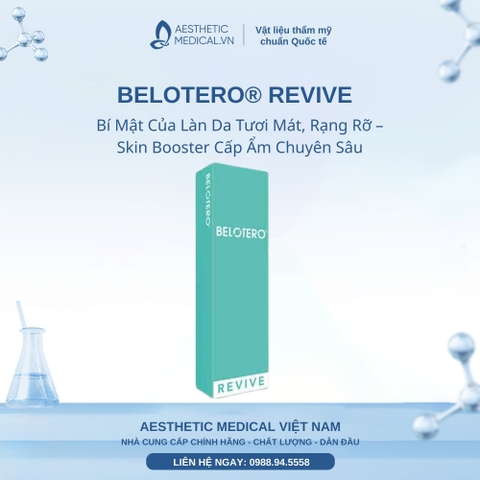BELOTERO® REVIVE: Bí Mật Của Làn Da Tươi Mát, Rạng Rỡ – Skin Booster Cấp Ẩm Chuyên Sâu