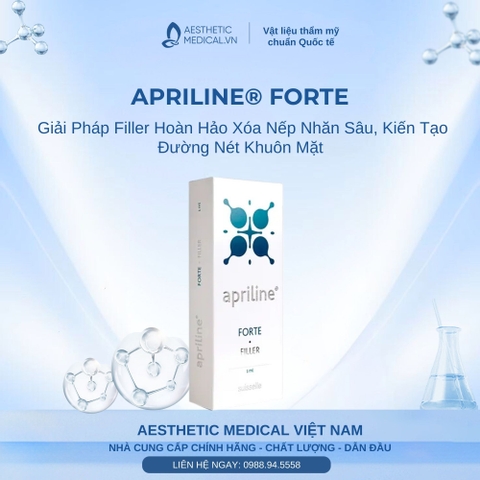 APRILINE® FORTE: Giải Pháp Filler Hoàn Hảo Xóa Nếp Nhăn Sâu, Kiến Tạo Đường Nét Khuôn Mặt