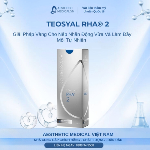 TEOSYAL RHA® 2: Giải Pháp Vàng Cho Nếp Nhăn Động Vừa Và Làm Đầy Môi Tự Nhiên