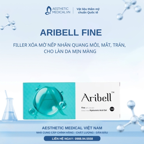 ARIBELL FINE / FILLER XÓA MỜ NẾP NHĂN QUANG MÔI, MẮT, TRÁN, CHO LÀN DA MỊN MÀNG