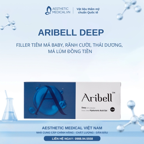 ARIBELL DEEP / FILLER TIÊM MÁ BABY, RÃNH CƯỜI, THÁI DƯƠNG, MÁ LÚM ĐỒNG TIỀN