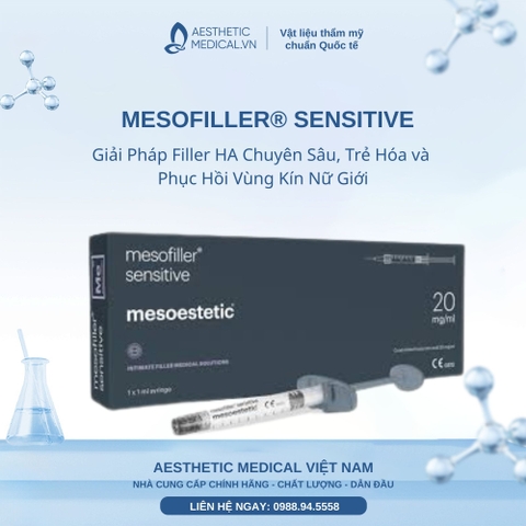 MESOFILLER® SENSITIVE: Giải Pháp Filler HA Chuyên Sâu, Trẻ Hóa và Phục Hồi Vùng Kín Nữ Giới