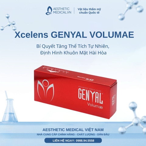 Xcelens GENYAL VOLUMAE: Bí Quyết Tăng Thể Tích Tự Nhiên, Định Hình Khuôn Mặt Hài Hòa