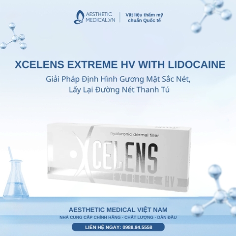 XCELENS EXTREME HV WITH LIDOCAINE: Giải Pháp Định Hình Gương Mặt Sắc Nét, Lấy Lại Đường Nét Thanh Tú