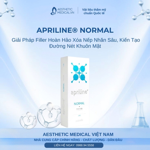 APRILINE® NORMAL: Giải Pháp Filler Đa Năng, Xóa Nếp Nhăn Vừa và Sâu Hiệu Quả Tức Thì