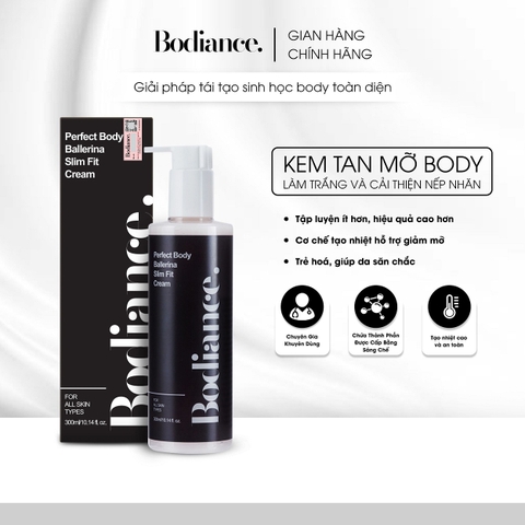 Kem tan mỡ toàn thân Bodiance Ballerina Slim Fit Cream