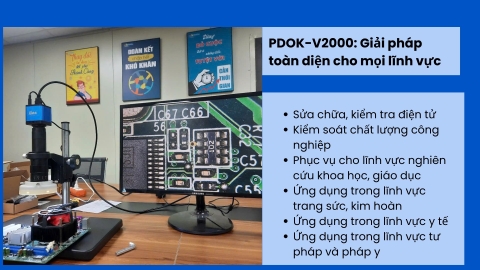 PDOK-V2000: Công Cụ Lý Tưởng Cho Giáo Dục và Nghiên Cứu Khoa Học (Quan Sát Mẫu Vật, Sinh Học)