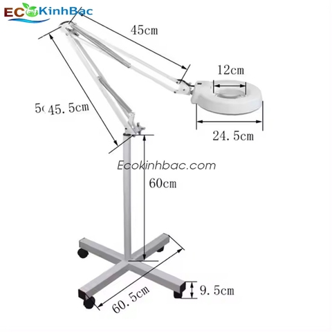 Kính lúp để bàn – Công cụ không thể thiếu trong ngành thẩm mỹ, spa, nối mi và làm nail