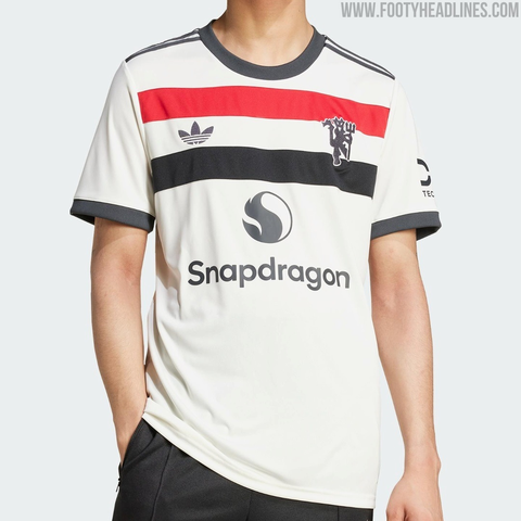 MU Third (2024-2025) Màu trắng + Cộc tay | Bản PLAYER [Có quần]