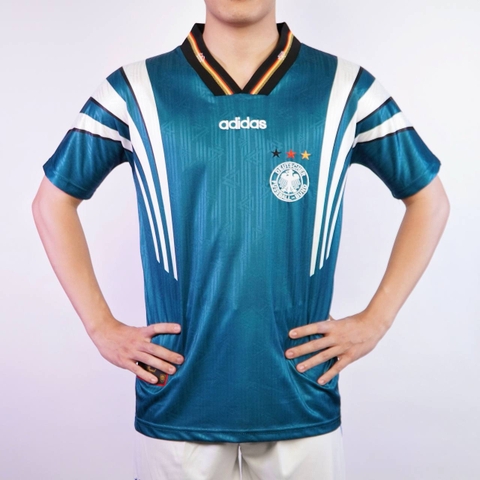 Đức Away (1996/1997) Màu xanh lá + Cộc tay | Bản CLASSIC [Không có quần]