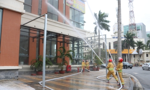 Thực tập phương án chữa cháy và cứu nạn, cứu hộ mùa hanh khô